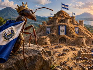 Crowned-Ant-Over-El-Salvador-Empire